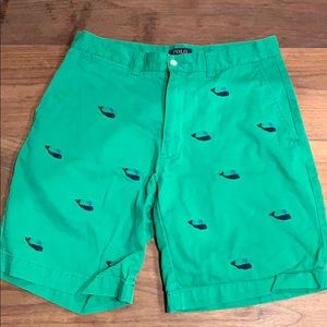 Green Polo Ralph Lauren shorts